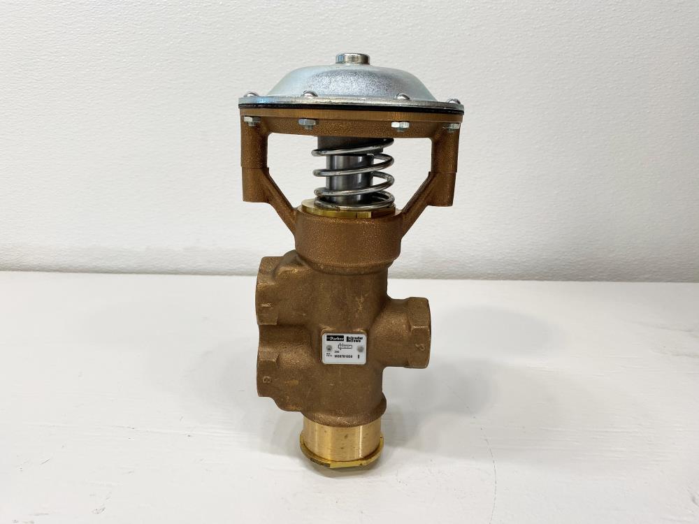 Parker Schrader Bellows 1" NPT Control Valve, Brass, M08781830